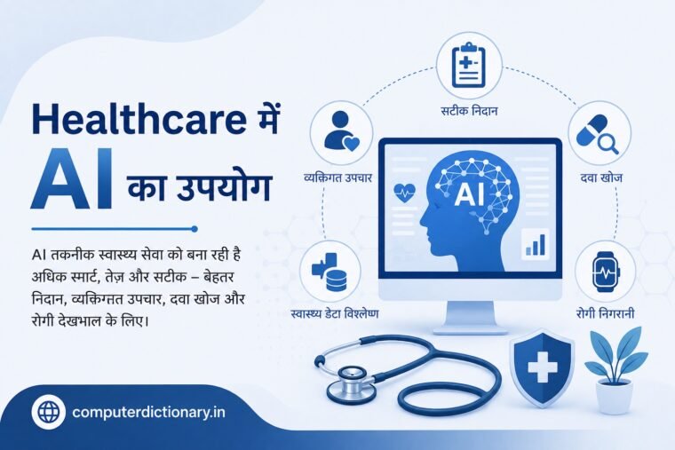 Healthcare में AI क्या है? उपयोग, फायदे और भविष्य की पूरी जानकारी Healthcare में AI