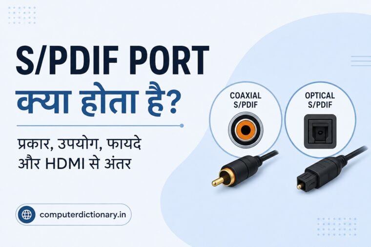 S/PDIF Port क्या होता है